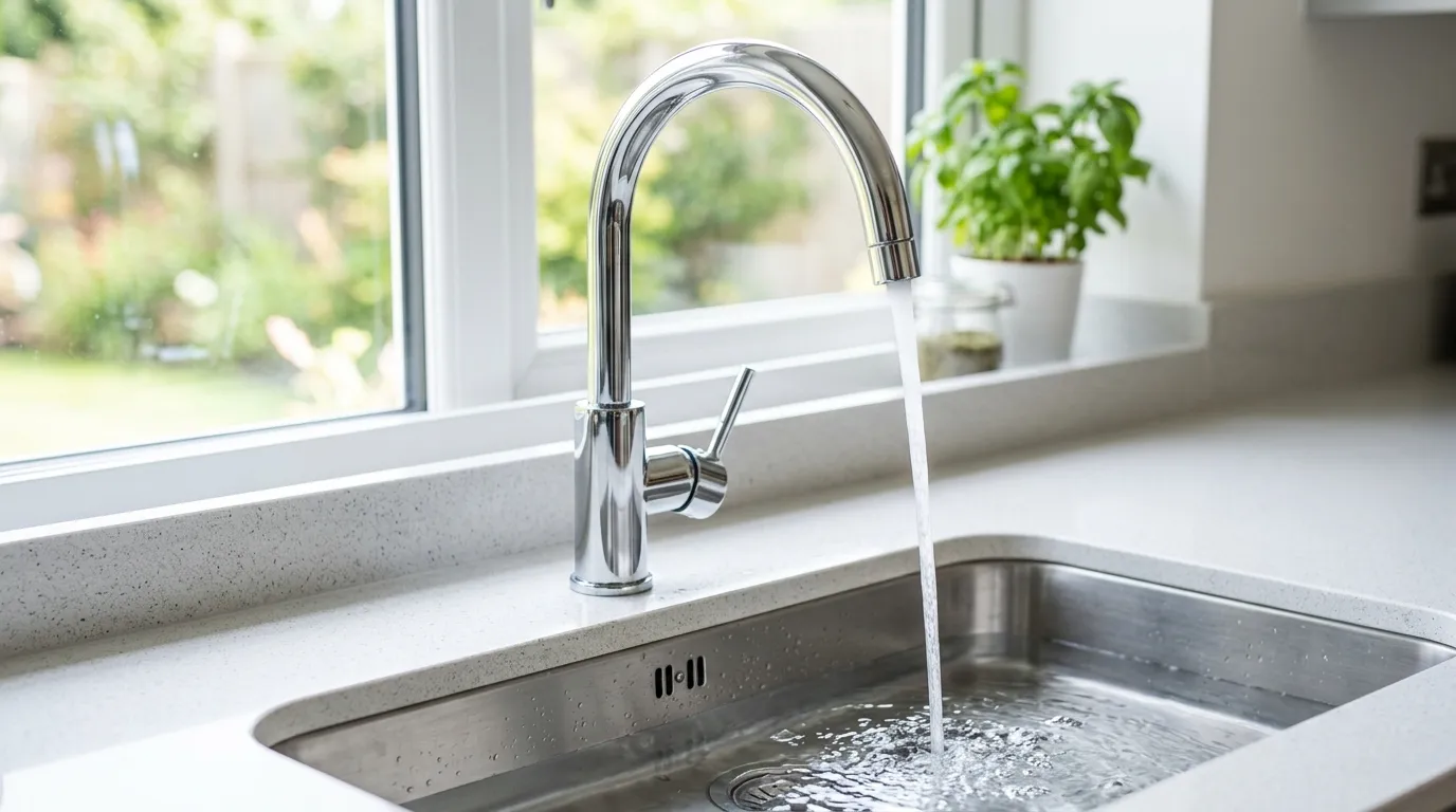 Local Plumbing Master Pros same day plumber fixing a faucet in Roseland, KS